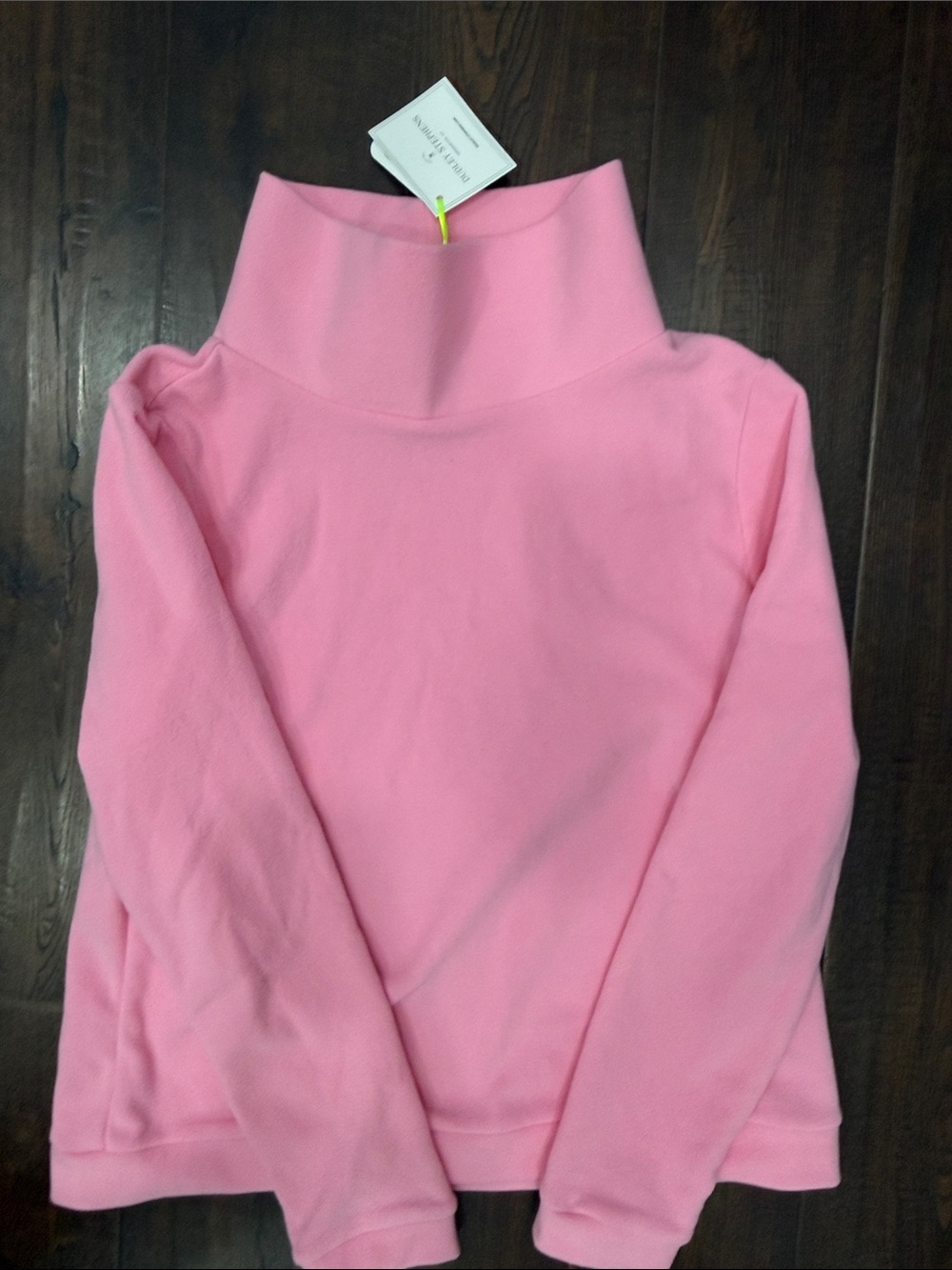 Dudley Stephens Park Slope Pink Cowl Neck Sweater Turtleneck